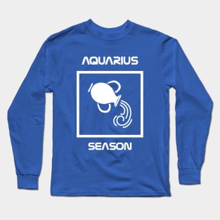 Aquarius Zodiac Season Long Sleeve T-Shirt